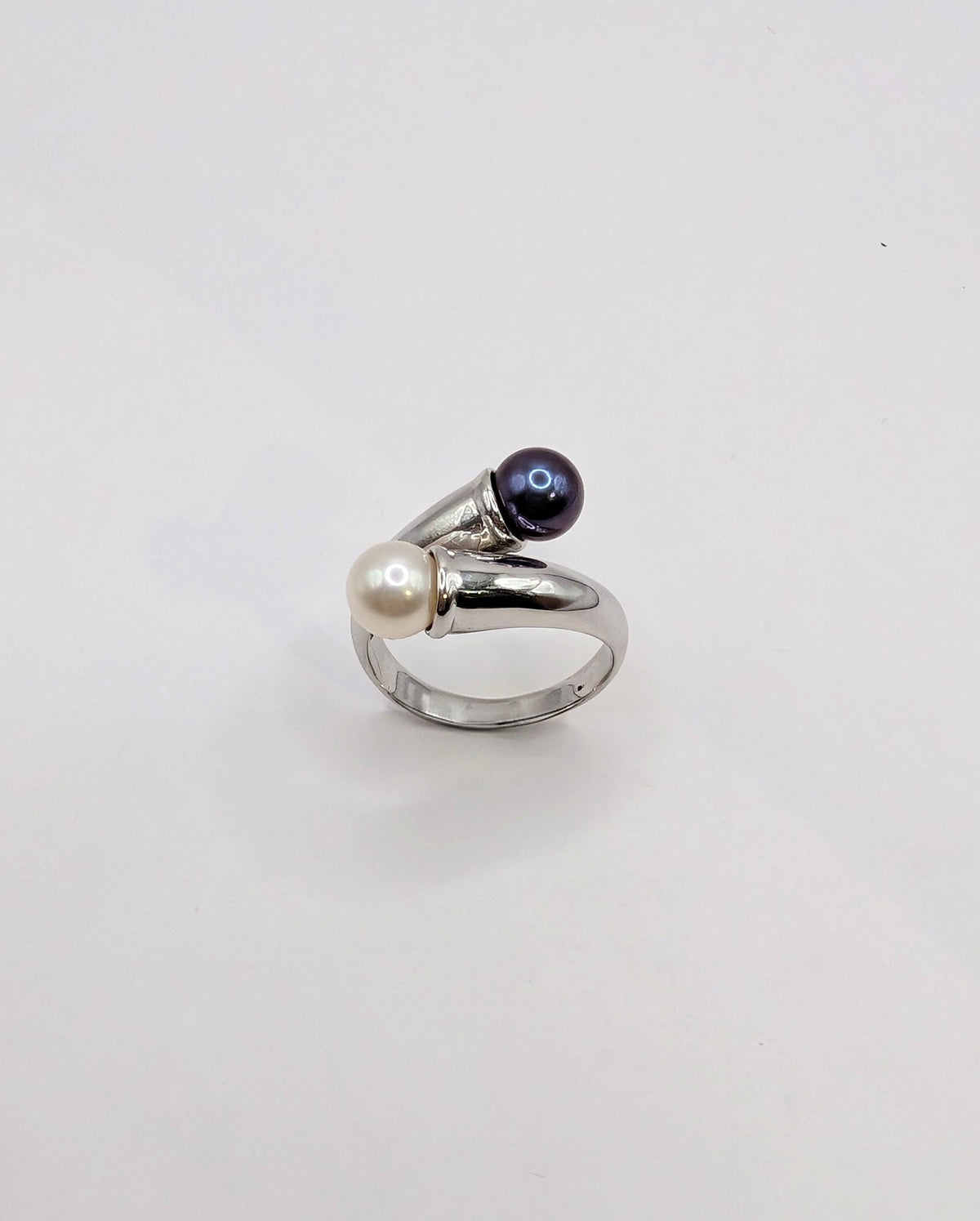Bague toi et moi or 18k et perles