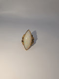 Bague Marquise en Or Jaune 18k et Opale d'Australie de 9.16 Carats