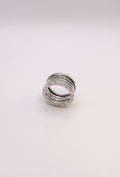 Bague BVLGARI en or blanc 18k Modèle B zéro 1