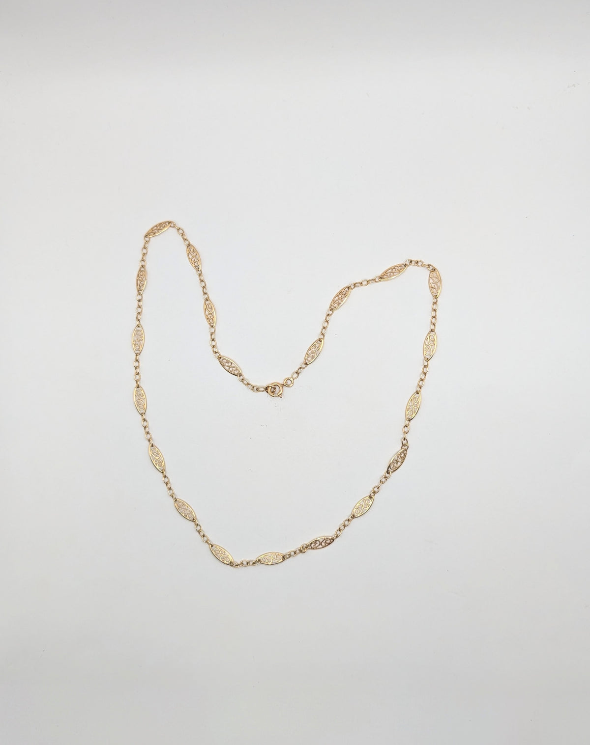Collier en Or Maille Filigrane