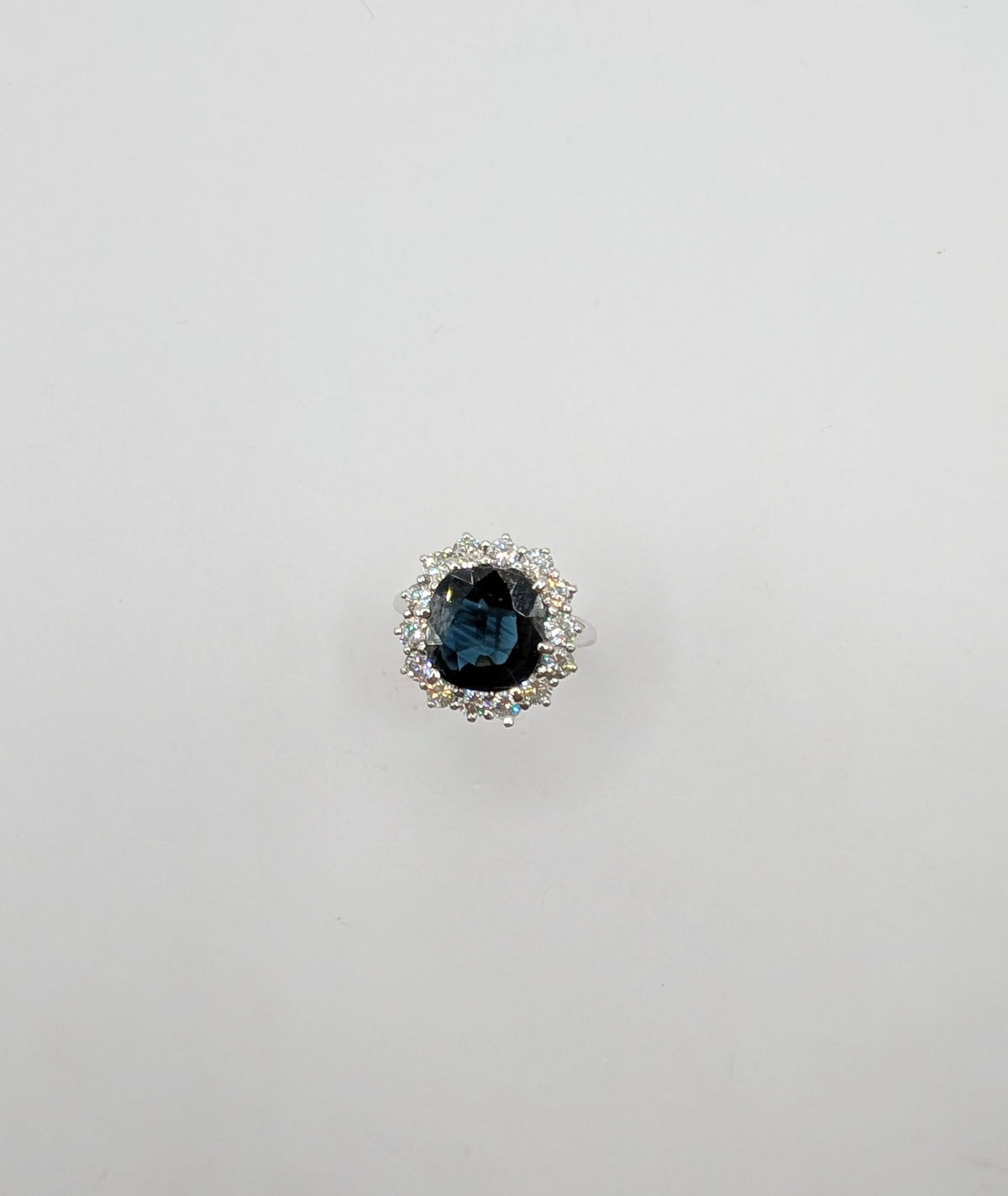 Bague Pompadour en Or, Saphir et Diamants